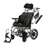 ティルト介助式車椅子（座王X）ドラム式介助ブレーキ・タックルブレーキ付き　NAH-XF5
