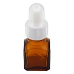 スポイト薬瓶（オーバーキャップ付き）　9mL　茶　G-04