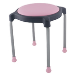 スツール（丸椅子）　ピンク　CUPPO-C