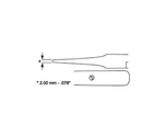 115mm/R2A  逆作用ピンセット(ｽﾃﾝﾚｽ製)　EA595AK-117