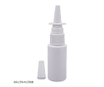 点鼻容器　30mL　乳白　10本入　KT120-102