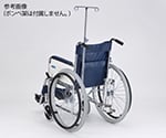 車椅子　（自走式／スチール製／エアータイヤ／伸縮式ガードル棒付き）　AND-1-SG