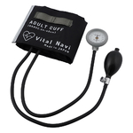 バイタルナビ血圧計（ラテックスフリー）　ブラック　LF成人用