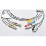 8-832-04 ECG電極用リード線 170mm 1箱（10本入） NAD-N-PP 【AXEL