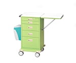 Colorful Mini Cart (with Dust Box) Green 703 x 554 x 955 CMCD-G