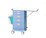Colorful Mini Cart (with Dust Box) Blue 703 x 554 x 955 CMCD-B