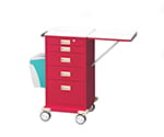 Colorful Mini Cart (w/Dust Box) Red 703 x 554 x 955 CMCD-R
