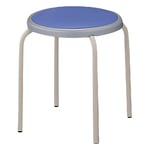 63-3969-06 パイプ丸イス シルバー/ブラック YZX-01(SB) 【AXEL】 アズワン